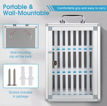 Ladda upp bild till gallerivisning, Mobilskåp för 24 st mobiltelefoner