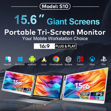 Ladda upp bild till gallerivisning, Tri-Screen S10 portable monitor 15,6"