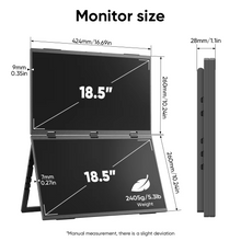 Ladda upp bild till gallerivisning, S50 Dual portable monitor 18,5"