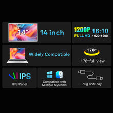 Ladda upp bild till gallerivisning, Tri-Screen S7 portable monitor 14"