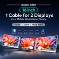 Ladda upp bild till gallerivisning, Tri-Screen  S900 portable monitor 16"

