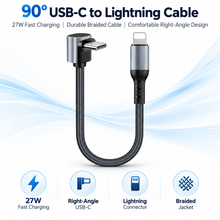 Ladda upp bild till gallerivisning, USB-C - Lightning kabel 40cm
