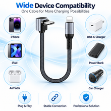 Ladda upp bild till gallerivisning, USB-C - Lightning kabel 40cm
