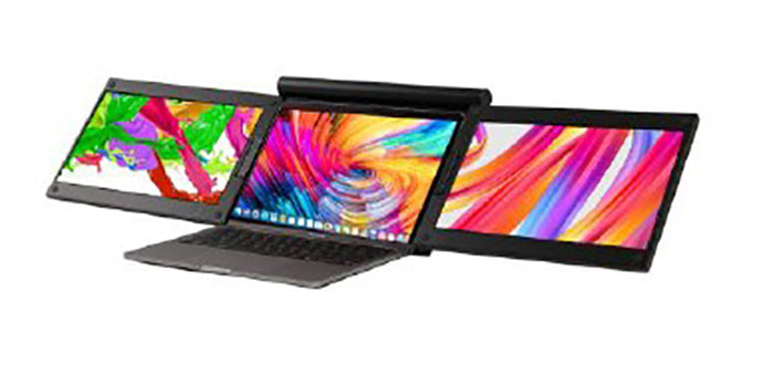 AD Tri-Screen X50A portable monitor 13,3