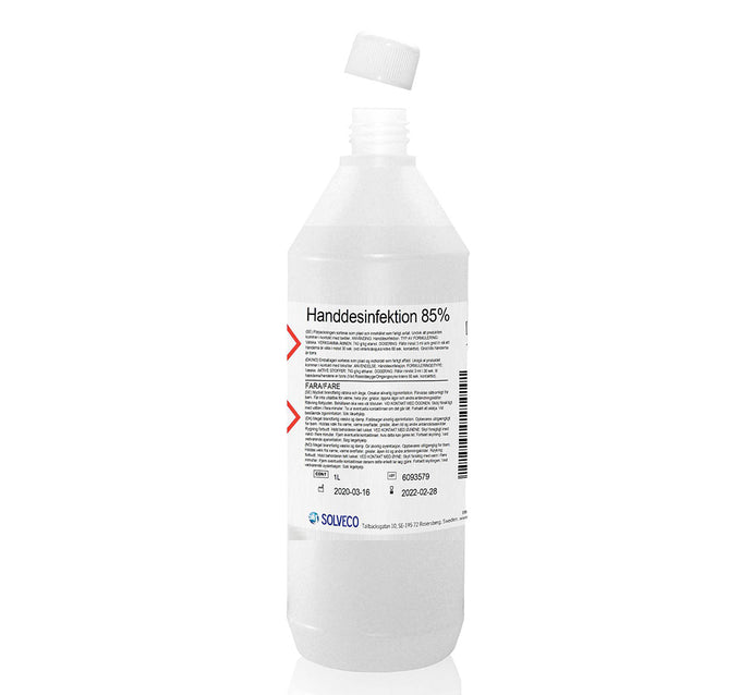 Handdesinfektion 85%, kartong, 12x1 liter